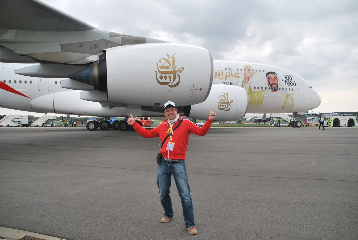 Emirates A380 Thomas SXF
