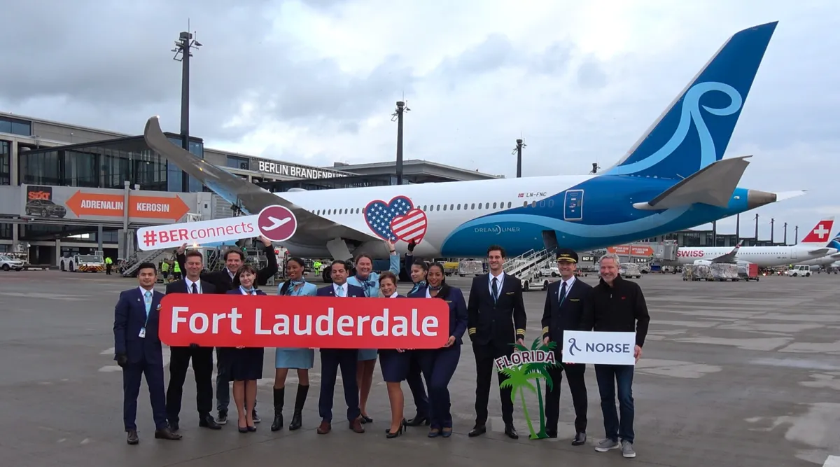 Norse Atlantic Erstflug Berlin Fort Lauderdale