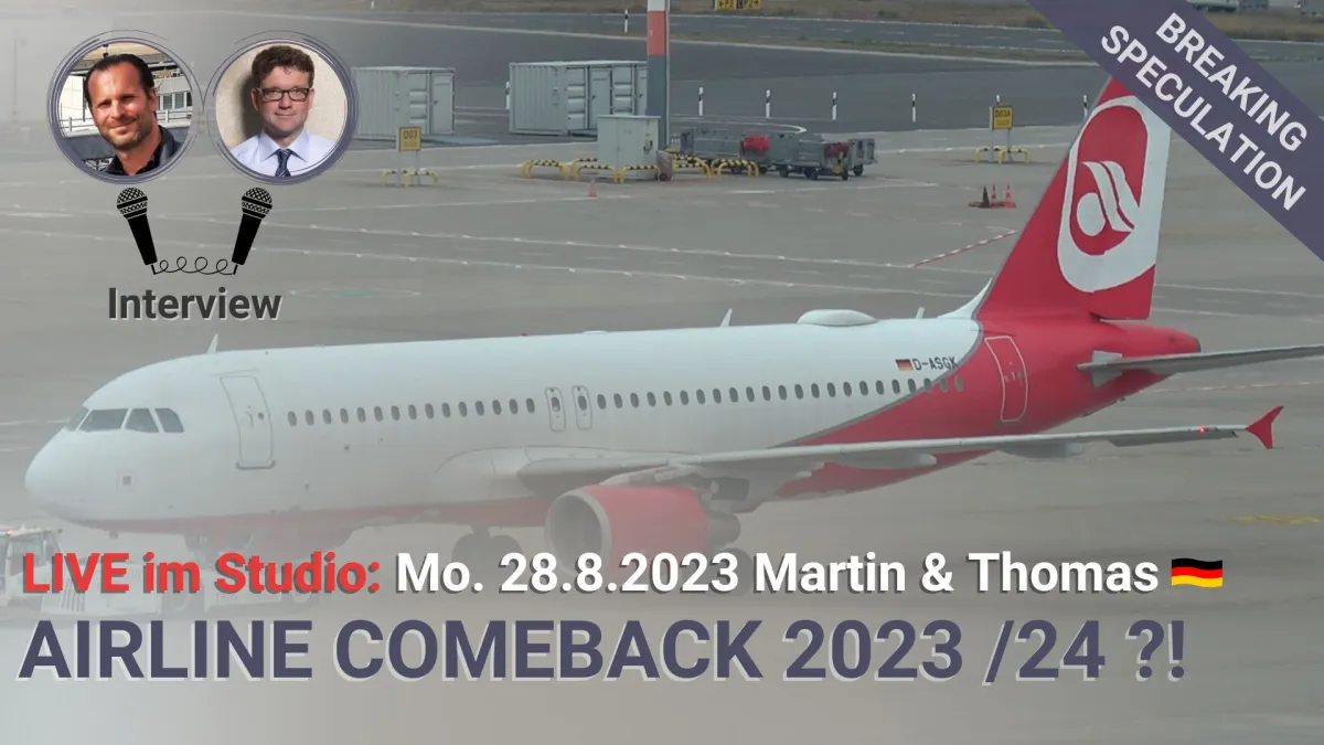 Studio Livestream 2023 08 28 Martin Michael Thomas Global Airlines