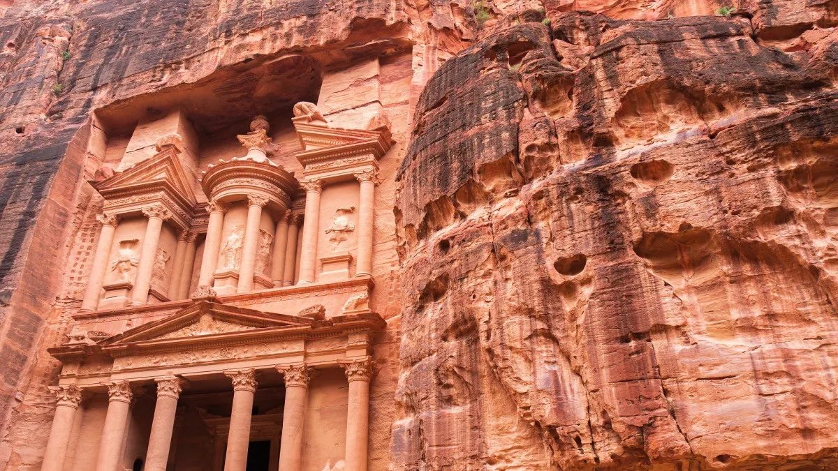 Felsenstadt Petra Jordanien