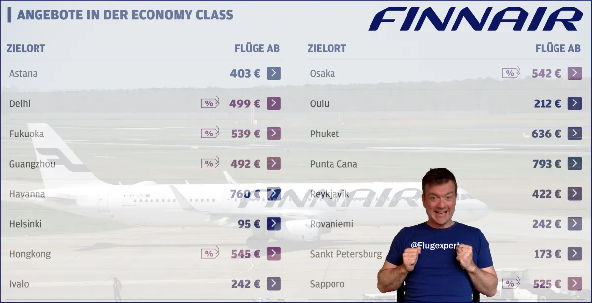2019 09 03 Finnair Flug Deals Asien Langstrecke Europa