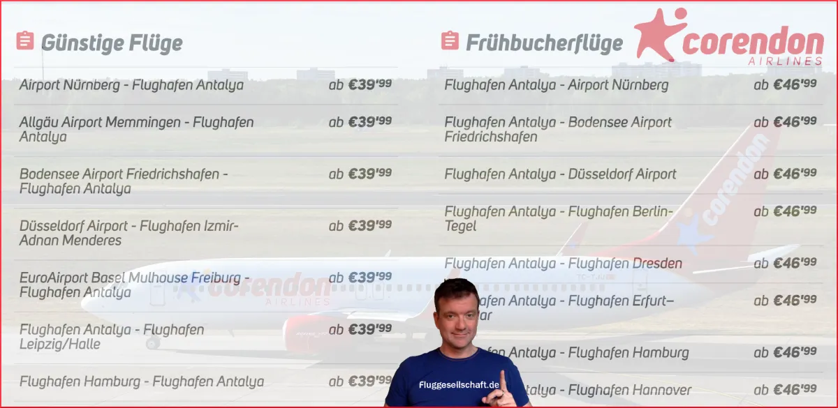 2019 09 04 Corendon Flug Deals im Angebot