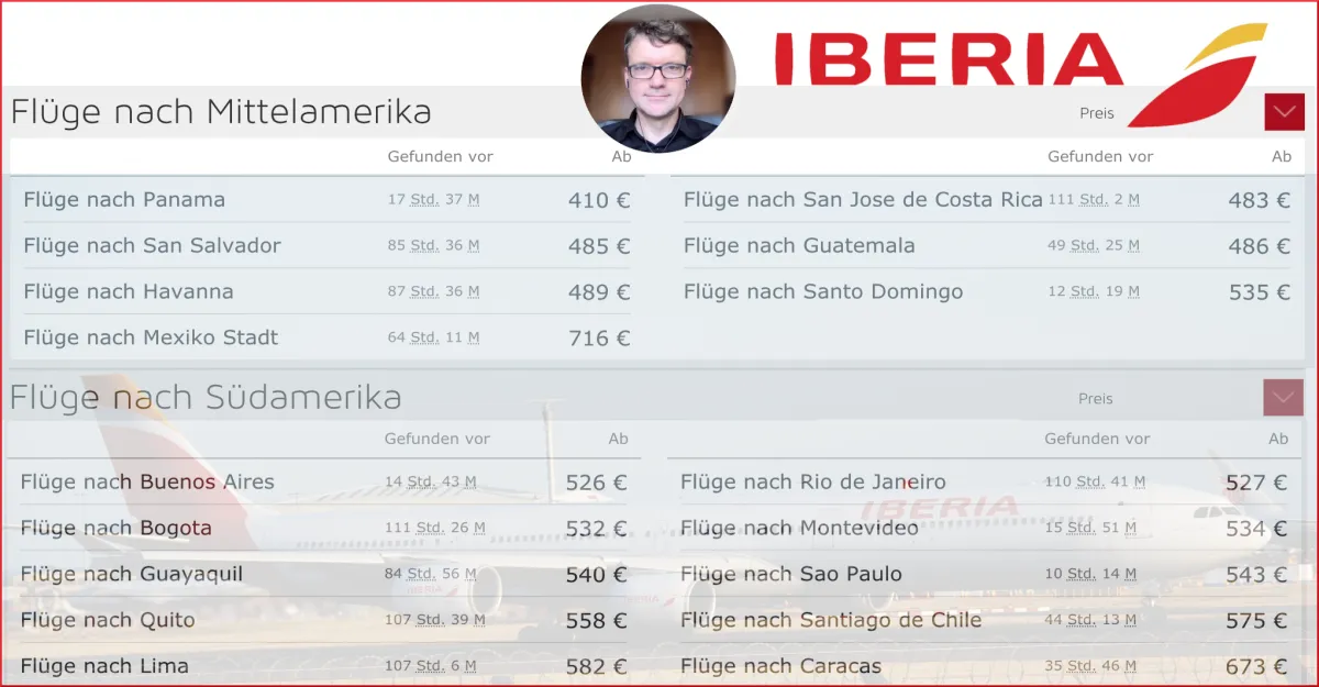 2019 09 07 Iberia Flug Deals