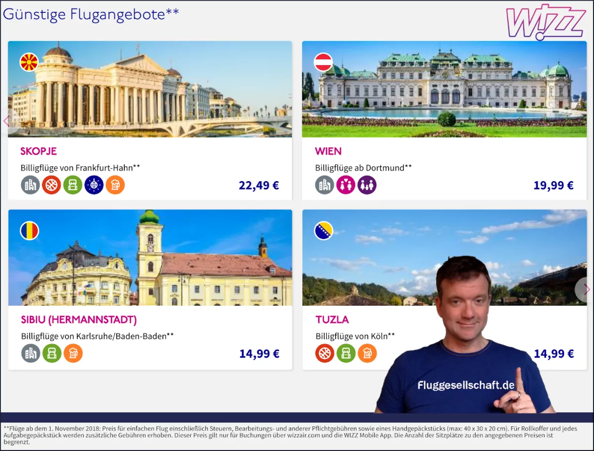 2019 10 21 Wizzair Flug Dealz