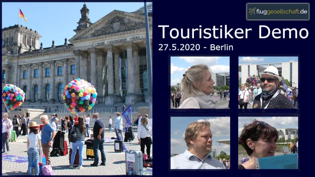 Reisebüro Demo am 27.5.2020 - ein Bericht