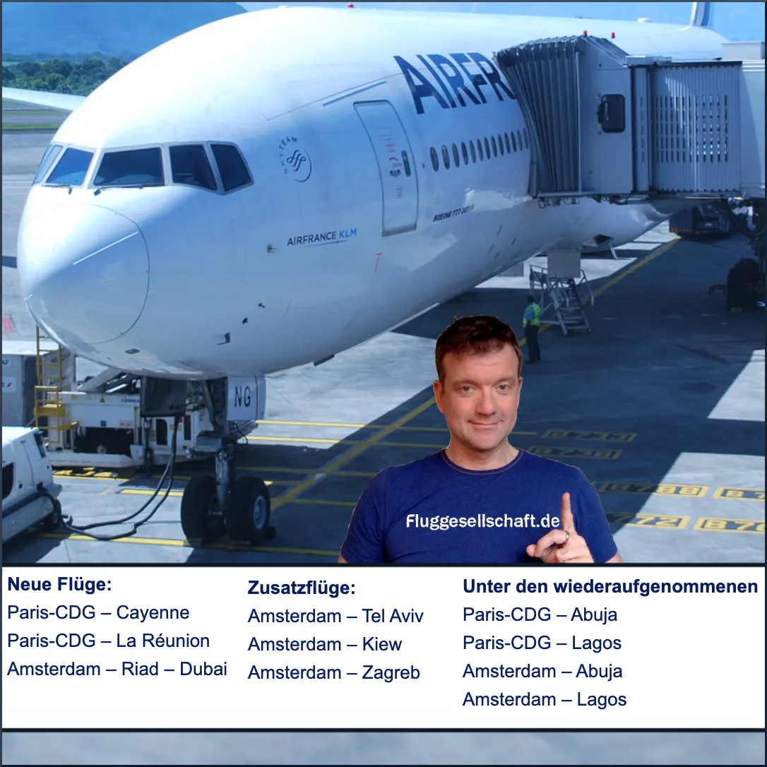 2021 01 Air France KLM neue Fluege Flugplan