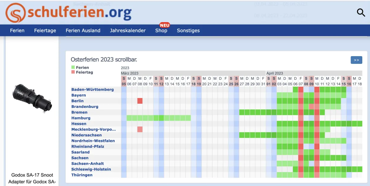 2022 11 Schulferien Org Osterferien Deutschland 2023