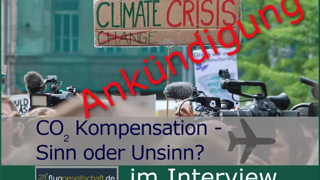 Ankuendigung: Interview zur CO2 Kompensation