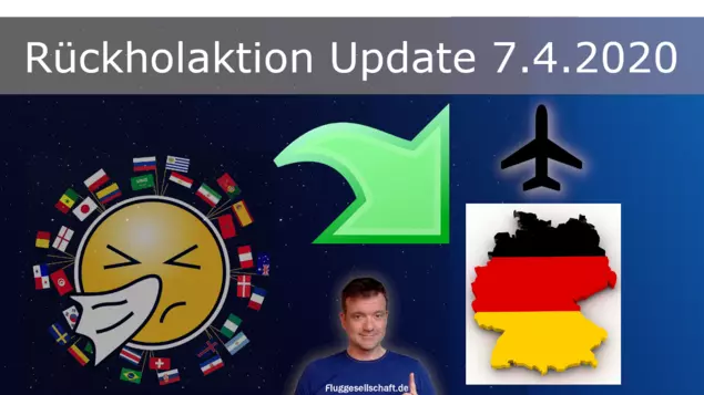 Coronavirus Rückholflüge Update 7.4.2020