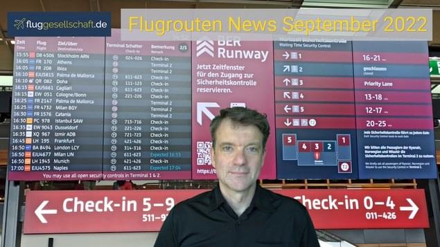 Flugrouten News September 2022
