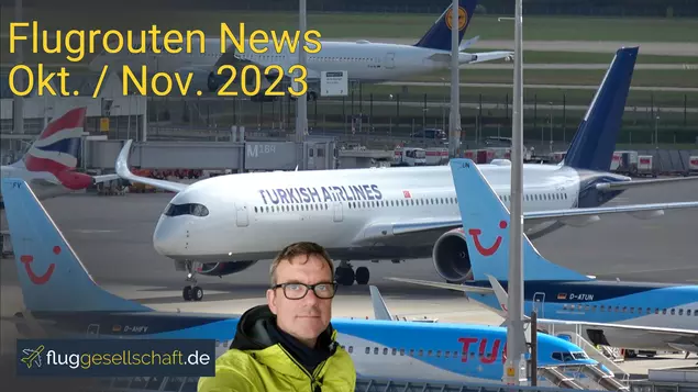 Flugrouten News Oktober November 2023