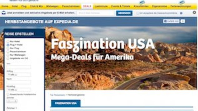 Wo bekommt man Expedia Reise-Deals?