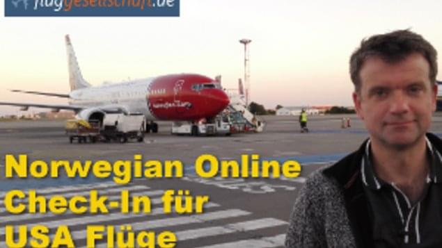 Norwegian Online Check-In für die USA im Test