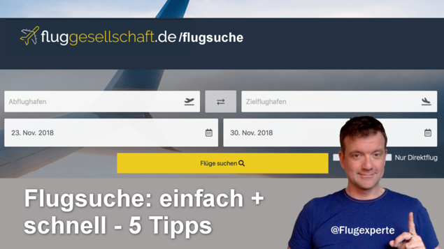 5 Tipps für Deine Flugsuche