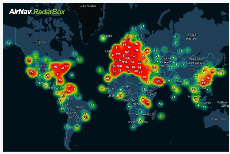 Radarbox Heatmap