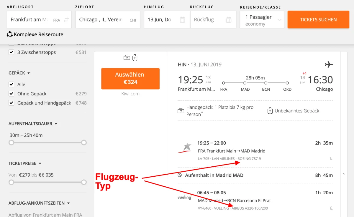 2019 04 Flugzeugtyp Jetradar