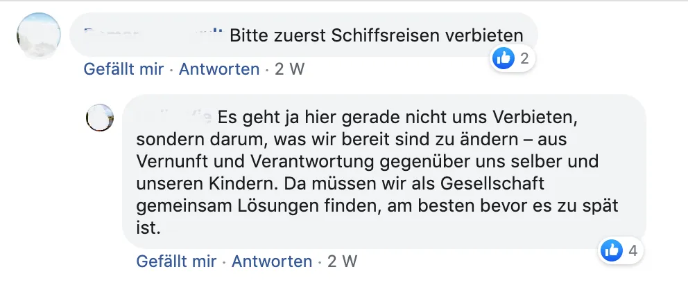 2019 04 Schiffsreisen zuerst verbieten