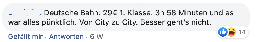 Fliegen Klimawandel Facebook easyjet Berlin Werbung